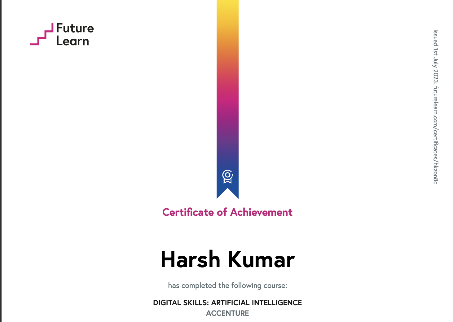 Digital Skills: Artificial Intelligence Certificate